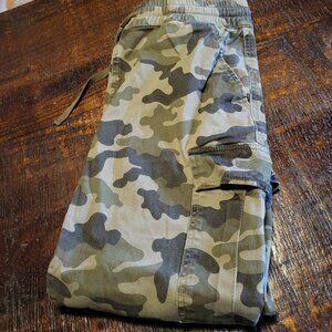 XL Blue note Denim  women Cargo pants mid rise